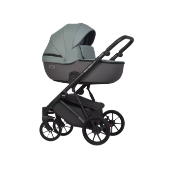 Коляска 2 В 1 RIKO BASIC MONTANA ECCO 31 Light Silver-Black (светло-серый-черный)