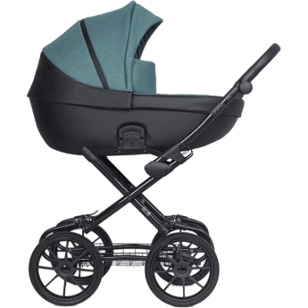 Коляска 2 В 1 RIKO BASIC PACCO CLASSIC 03 Lagoon (бирюзовый-черный) Коляска 2 В 1 RIKO BASIC PACCO CLASSIC 03 Lagoon (бирюзовый-черный)