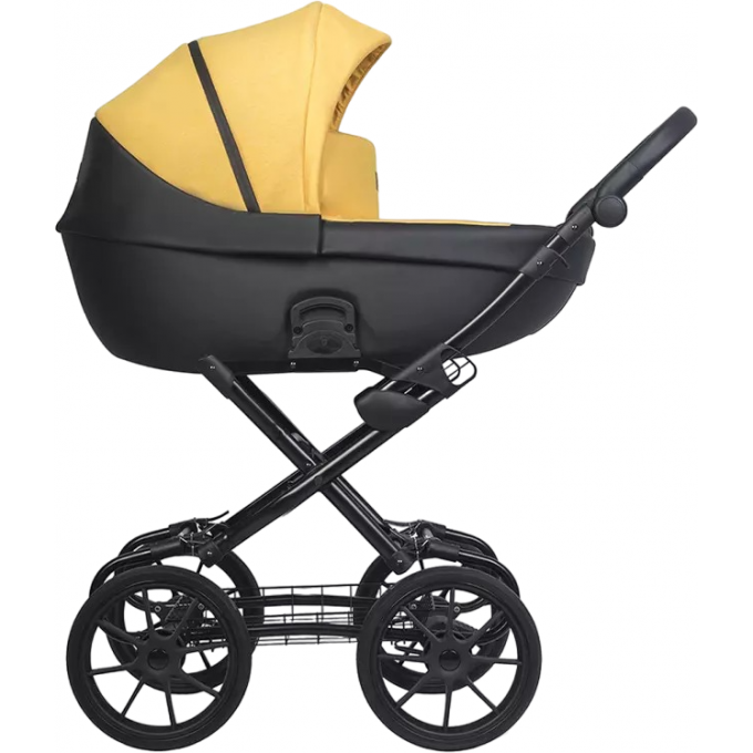 Коляска 2 В 1 RIKO BASIC PACCO CLASSIC 08 Yellow (желтый-черный) 5907729453177 Коляска 2 В 1 RIKO BASIC PACCO CLASSIC 08 Yellow (желтый-черный) 5907729453177