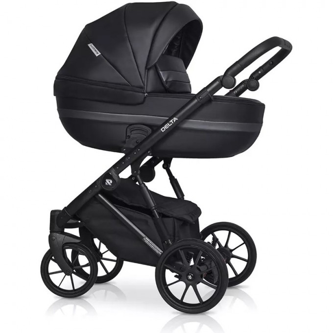 Коляска 3 В 1 RIKO BASIC DELTA ECCO 15 Black (черный) 5907729452507 Коляска 3 В 1 RIKO BASIC DELTA ECCO 15 Black (черный) 5907729452507